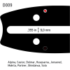 18"(45cm) / 3/8" / 1,5mm / 68 dl AdvanceCut Sværd