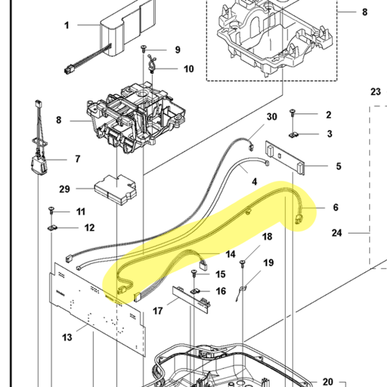 HUSQVARNA Ladekabel til Automower 430X/450X main product photo