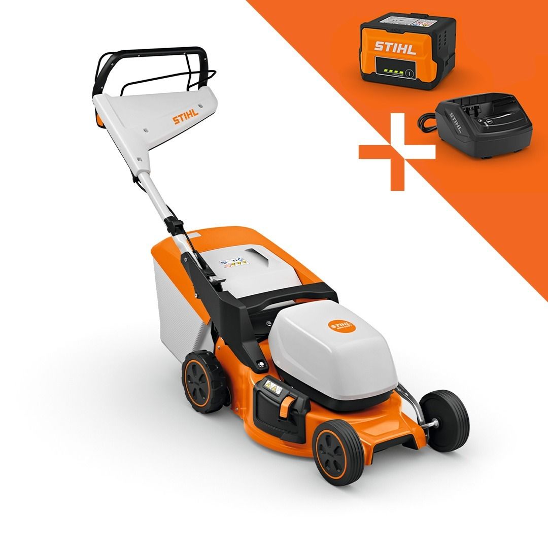 STIHL RMA 253 T Plæneklipper - Med batteri og lader main product photo