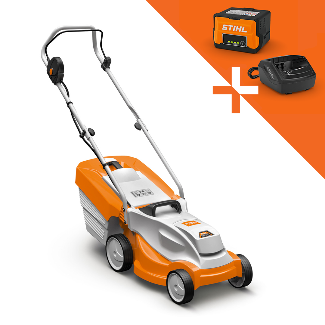 STIHL RMA 235 Plæneklipper - Med batteri og lader main product photo