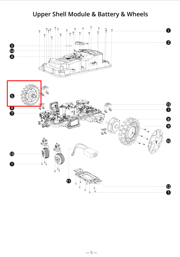 Segway Navimow Drivhjulsmodul - X-serie main product photo