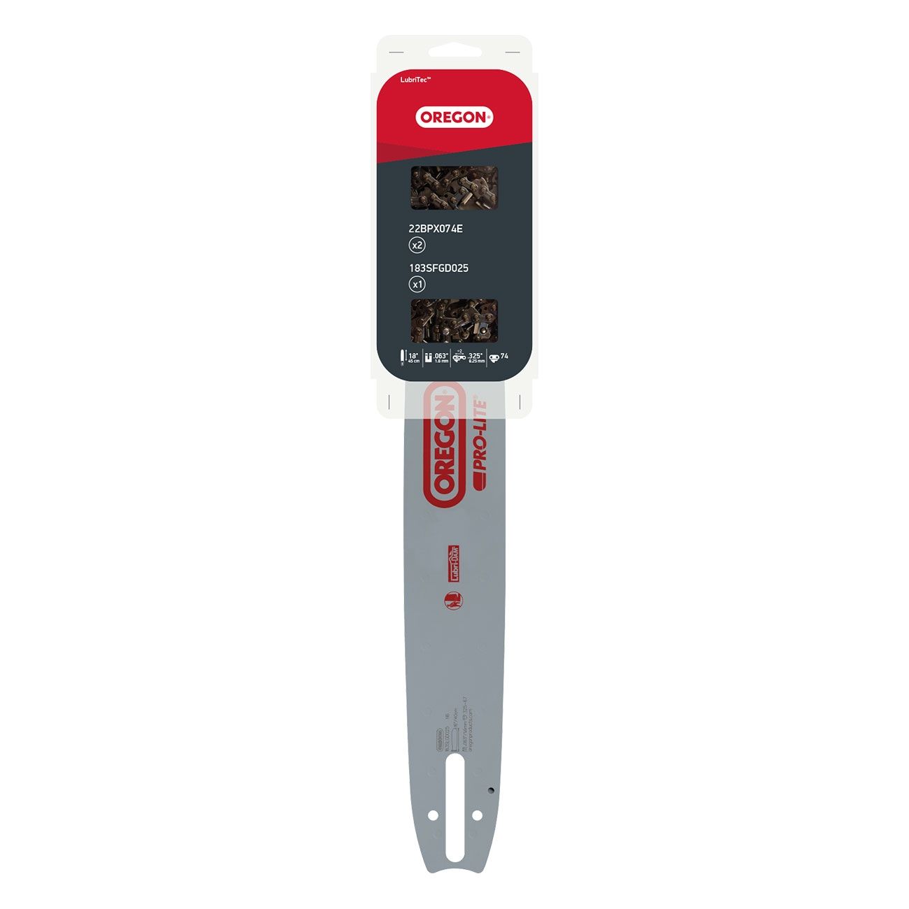 18"(45cm) / .325" / 1,6mm / 74 dl OREGON Sværd- og kædesæt til STIHL main product photo