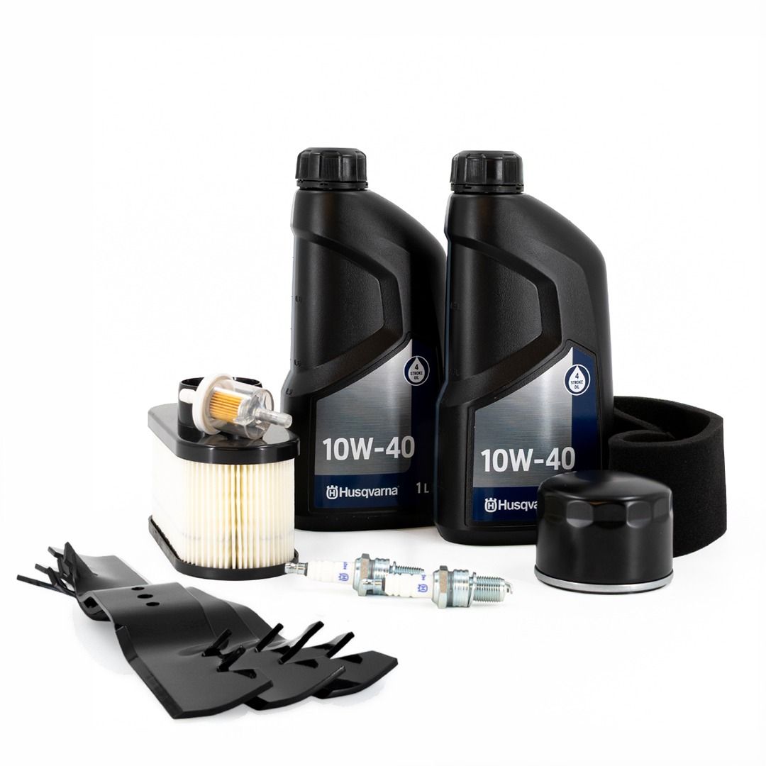 Servicekit inkl. 3 Gatorknive - Combi 94cm til Husqvarna riders b.la. R 316T & R 418TS (motor Kawasaki FS481V & FS541V) main product photo