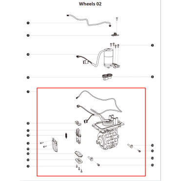 Segway Navimow - Drivmotor-enhed til baghjul