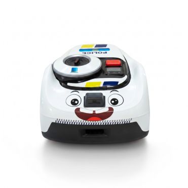 Politibil Hvid Skinds - Folie til Segway Navimow i105E, i108E, i206 AWD, i208 AWD, i210 AWD