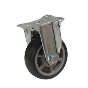 Gummihjul med fæsteplade 