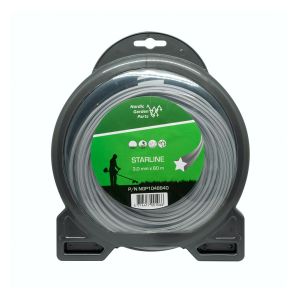 NGP Stjerneformet trimmersnøre (3,0 mm x 60 m)
