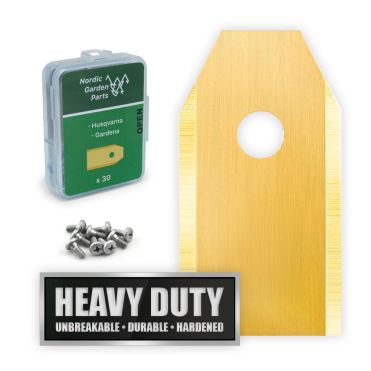 NGP Titanium knive til Husqvarna, Segway, Gardena - 9 stk