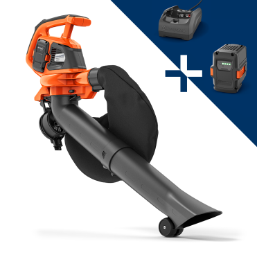 HUSQVARNA 120iBV Løvsuger/blæser - Med batteri og oplader