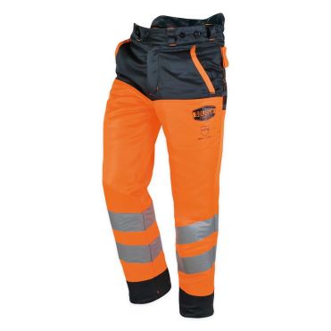 SOLIDUR High-Viz Skærebukser med høj synlighed og klasse 3
