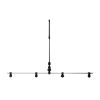 Berthoud 1 meter spredebom med 4 gule dyser 