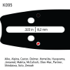 15"(38cm) / .325" / 1,5mm / 64 dl AdvanceCut Sværd